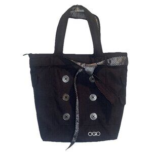 OGIO Cintas Women's Melrose Tote Laptop Bag Storm Gray Large Buttons Pockets